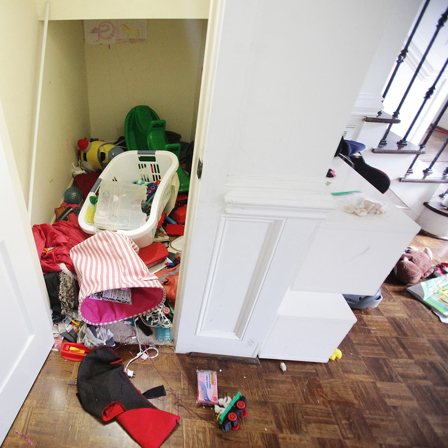 Entryway Closet Makeover Dog Bed Before and After Apartment Therapy