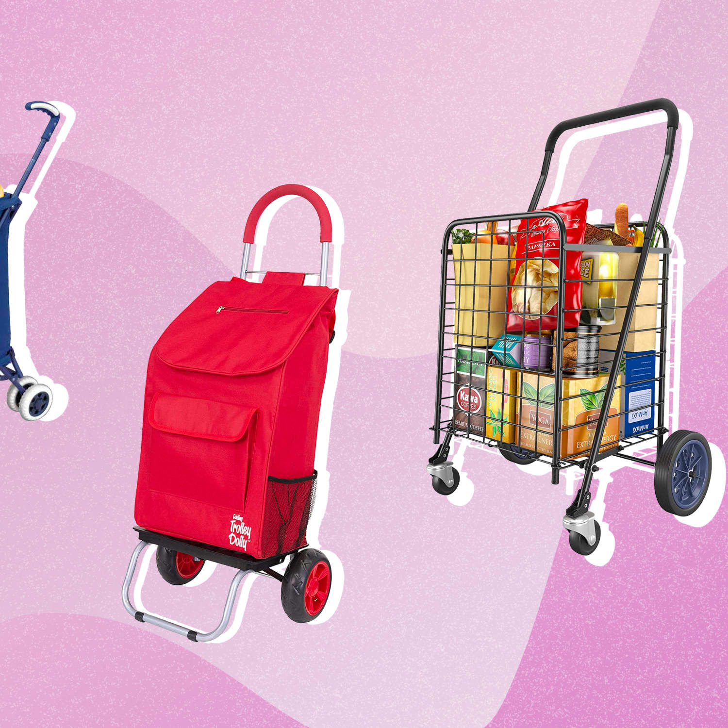11 Best Foldable Shopping Carts for 2024 Apartment Therapy