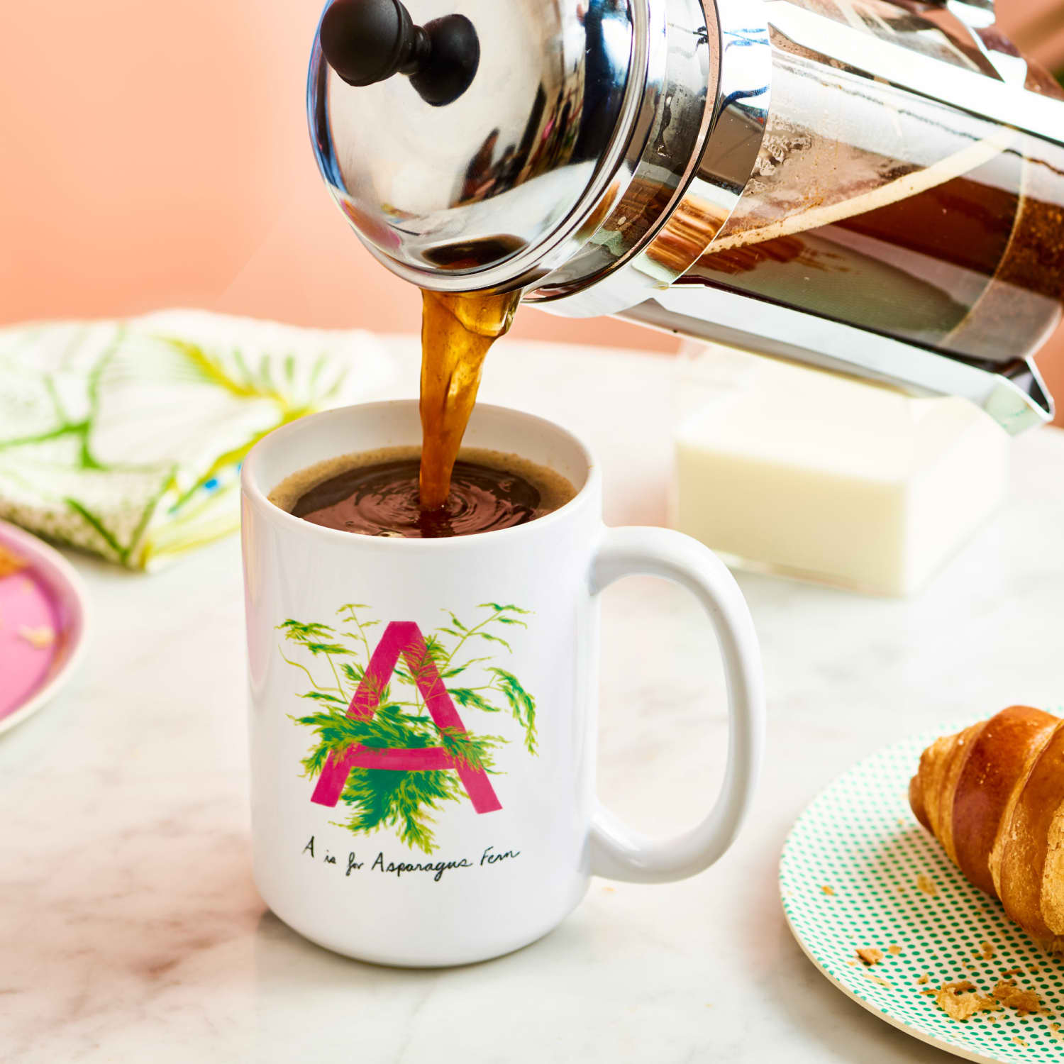 Monogram store coffee mugs