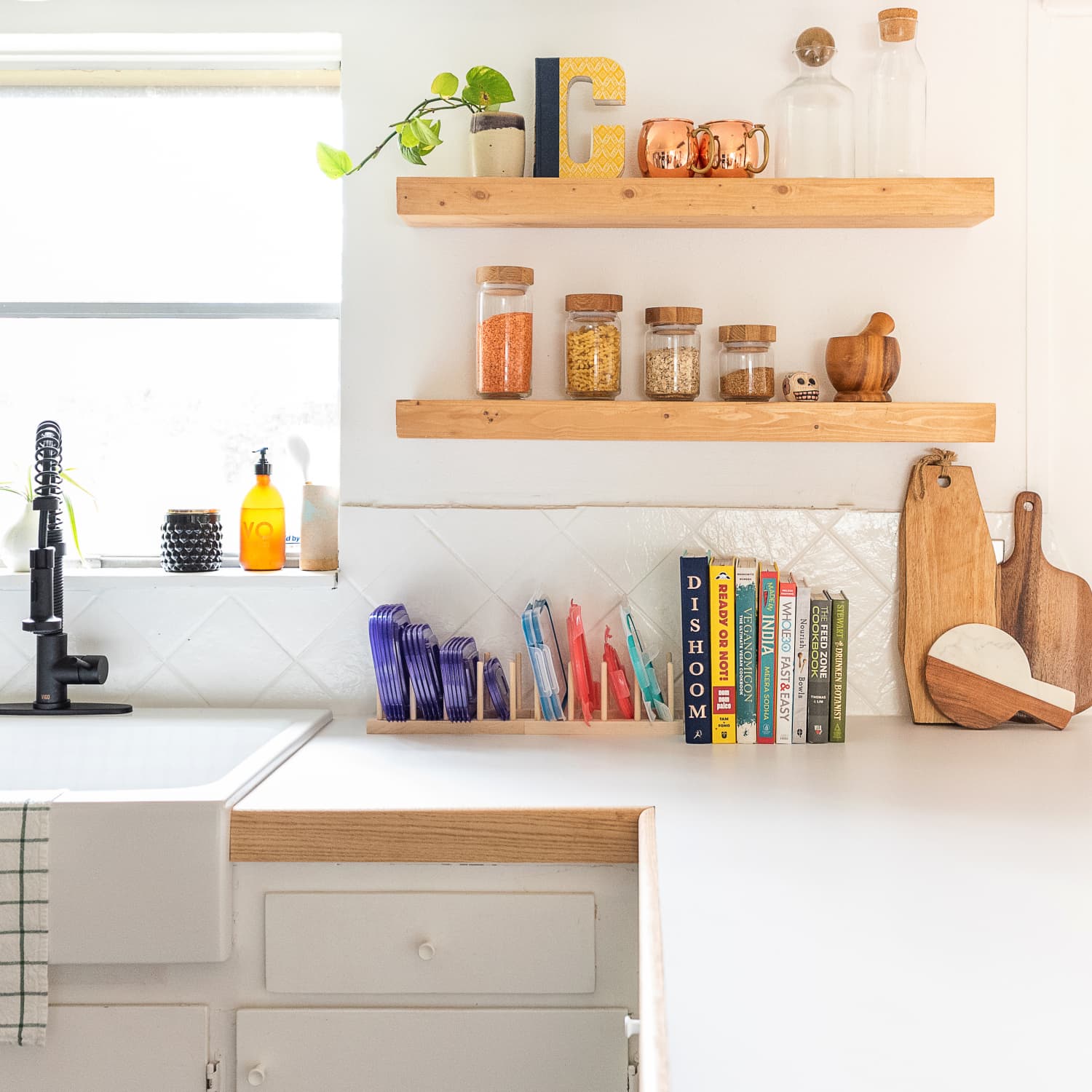 10 Best Floating Kitchen Shelves 2024 Wood Metal Storage The Kitchn