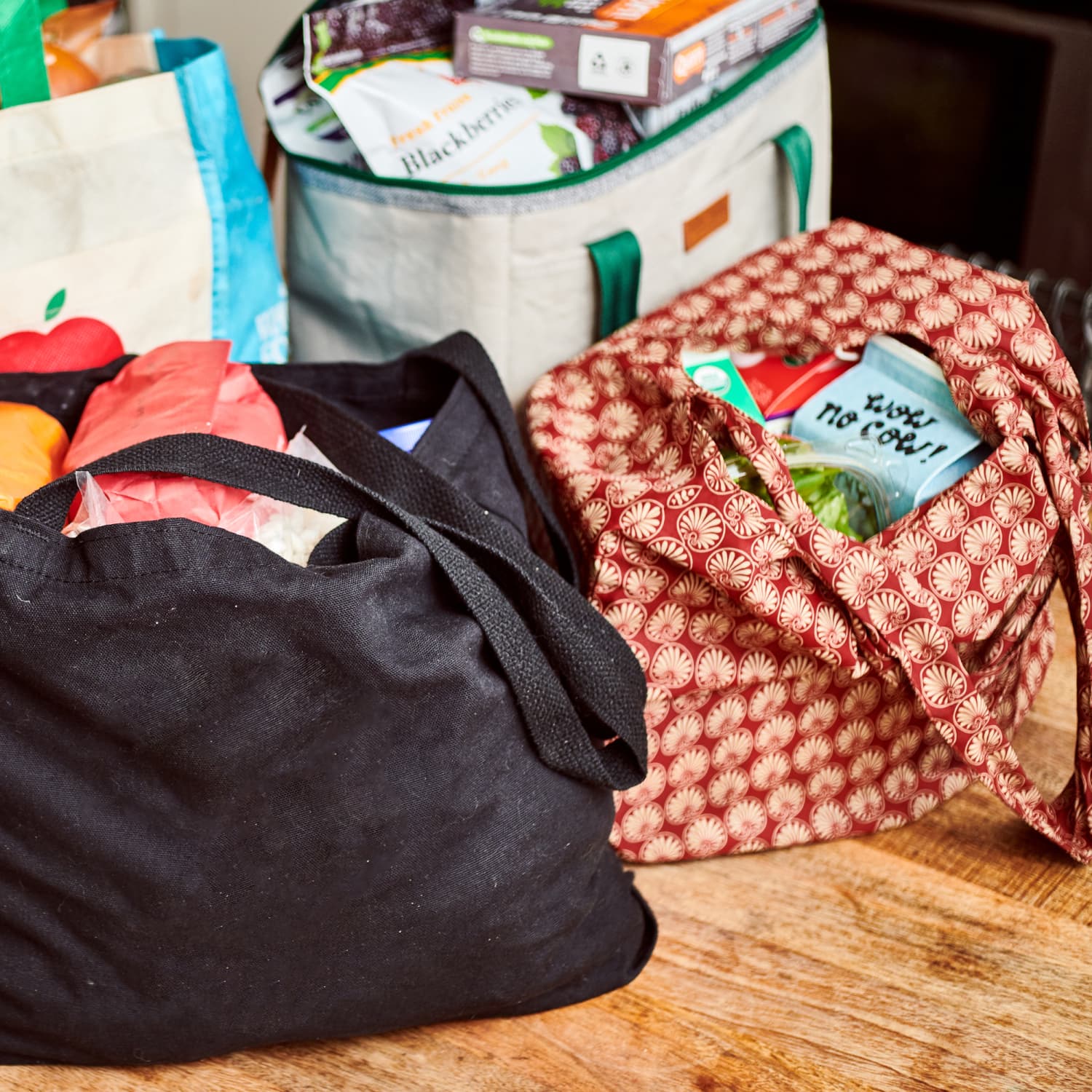 The Best Way to Fold and Store Reusable Grocery Bags Apartment Therapy