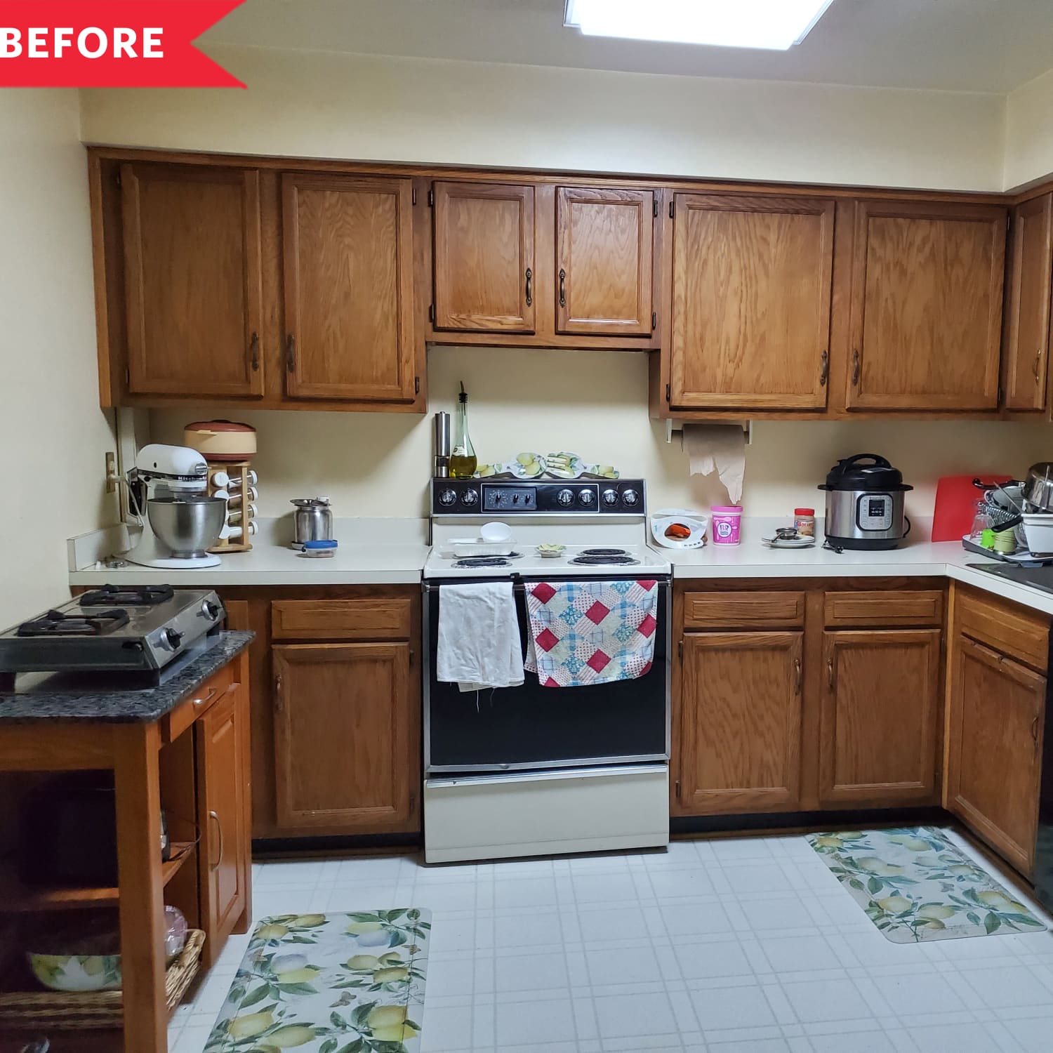15 DIY Kitchen Makeovers Before After Photos Of