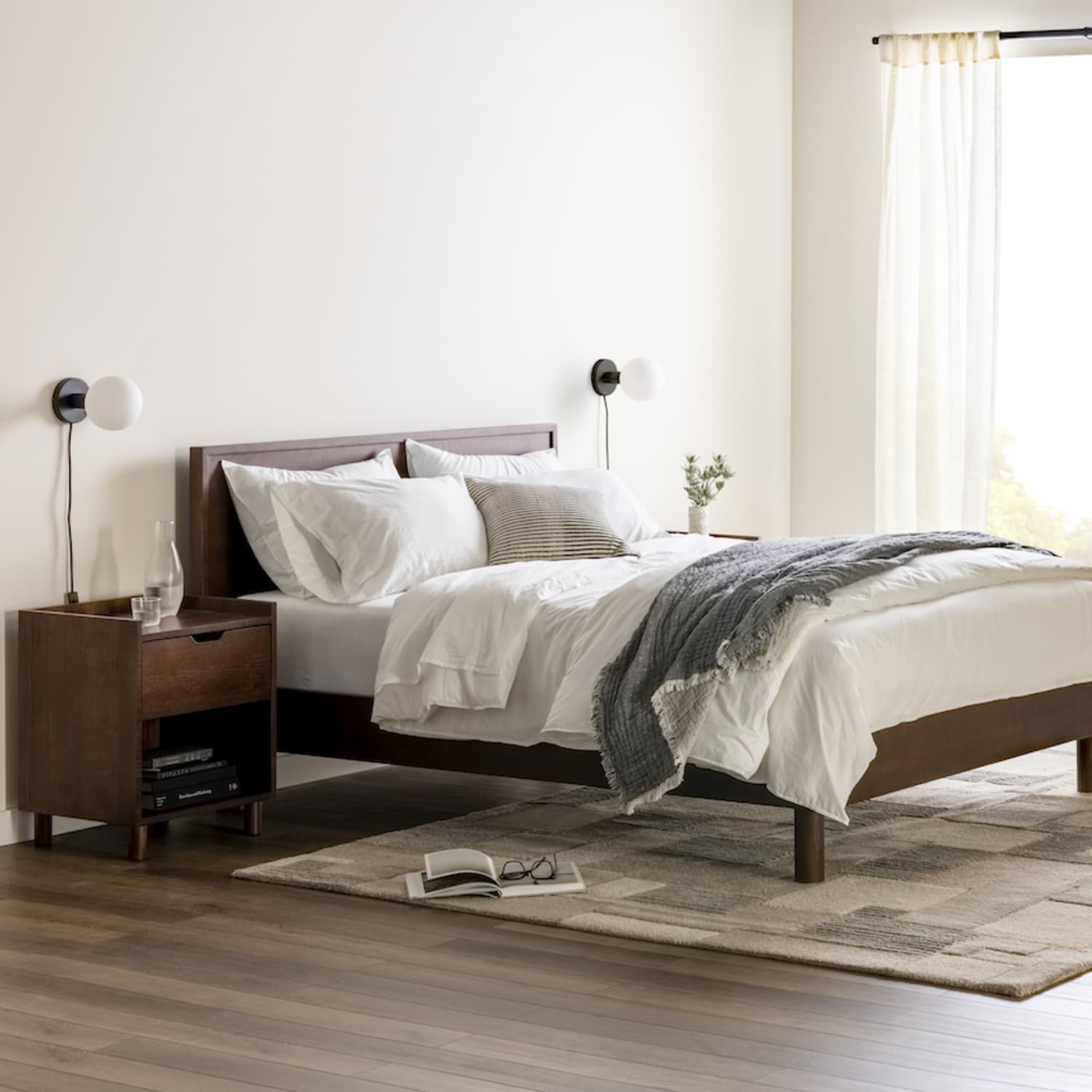 West elm simple bed frame reddit sale