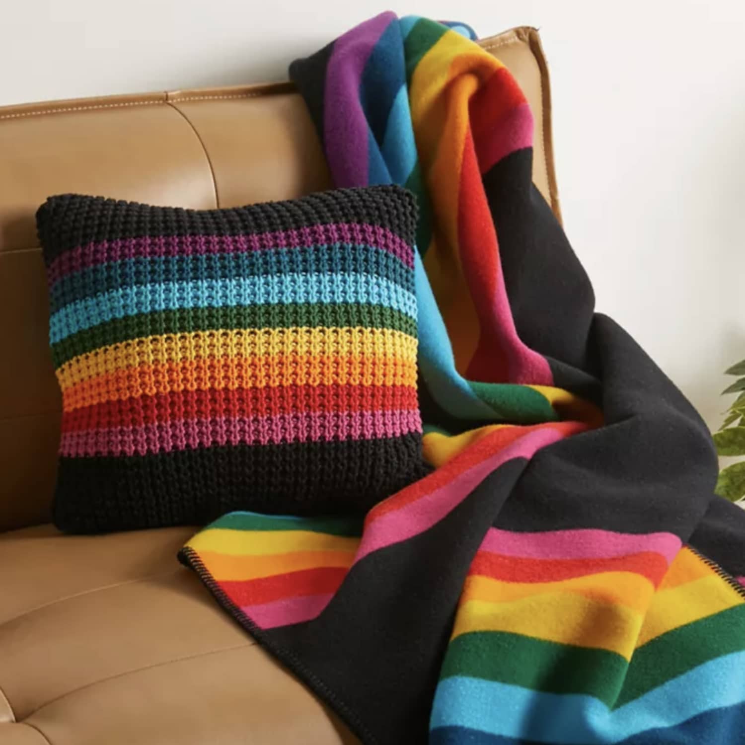 Urban outfitters 2024 pendleton rainbow blanket