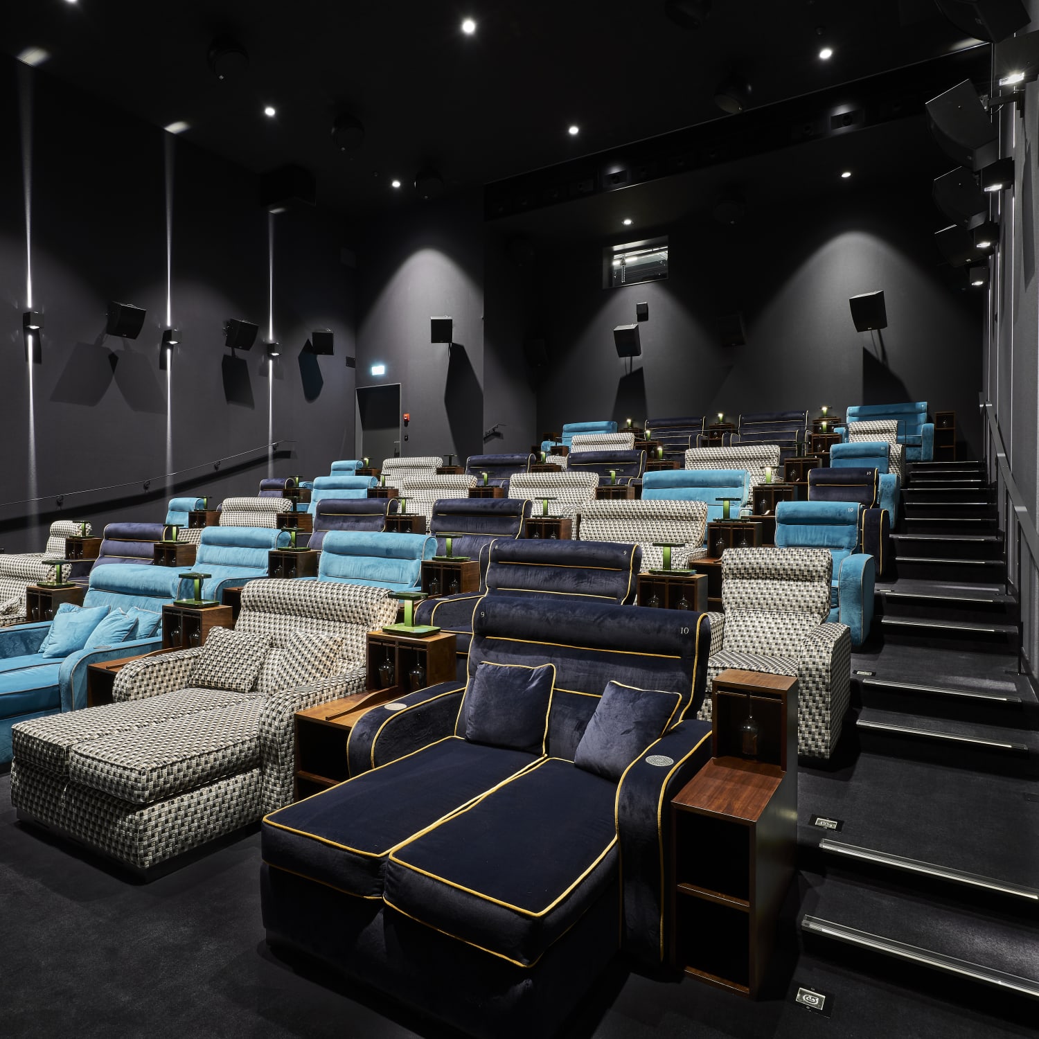 Movie theater top chaise lounge