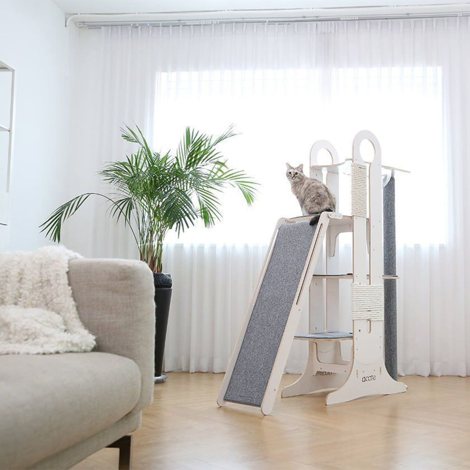 Luxury Cat Tree Jungle Gym Tuft Paw Apartment Therapy