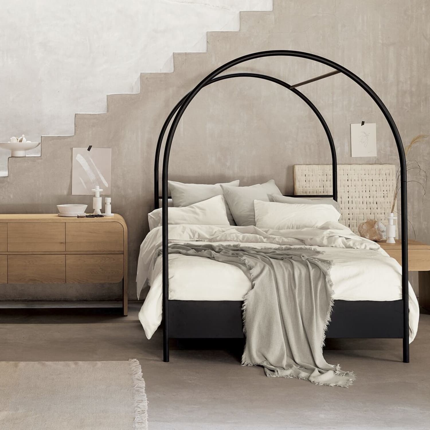 Crate & shop barrel bed