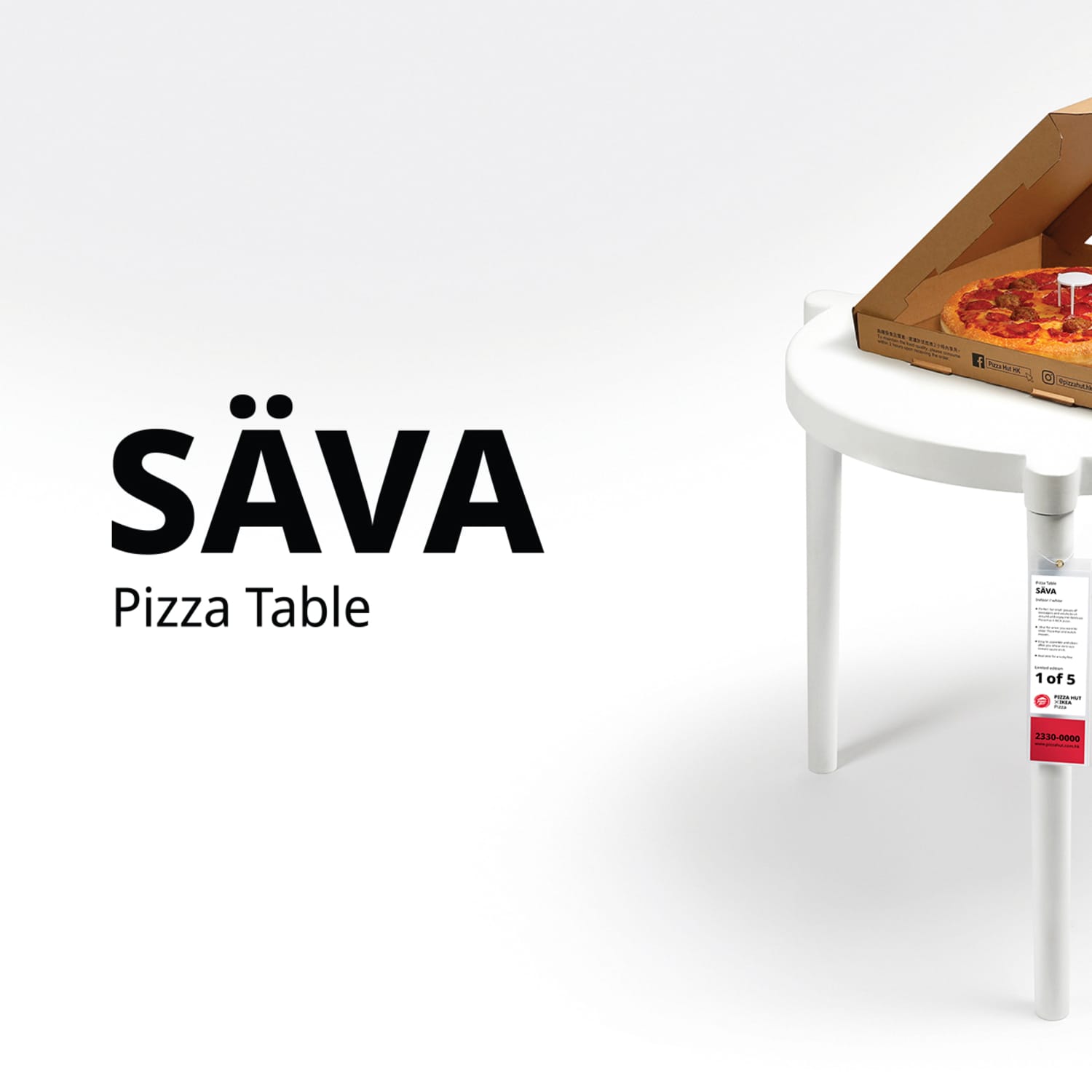 IKEA Pizza Table Pizza Hut Collaboration Apartment Therapy