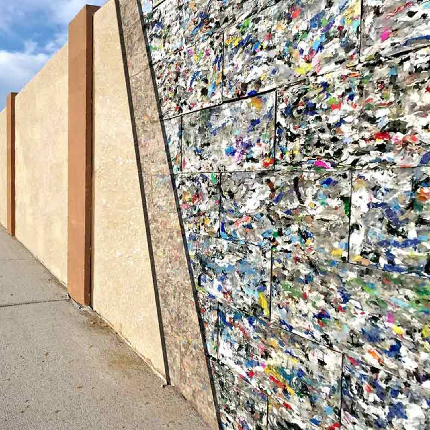 Recycled clearance building blocks