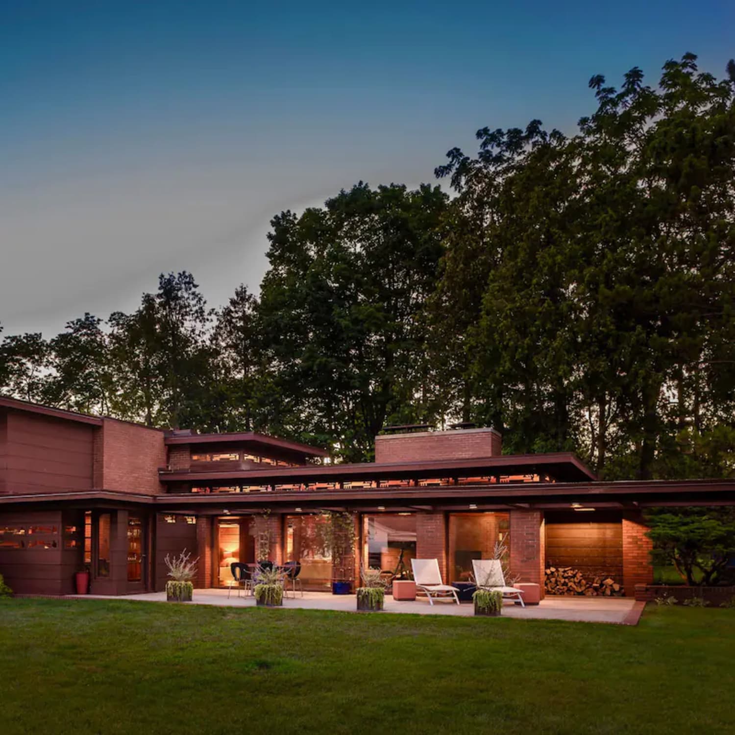 You Can Rent Frank Lloyd Wright's Wisconsin Schwartz House