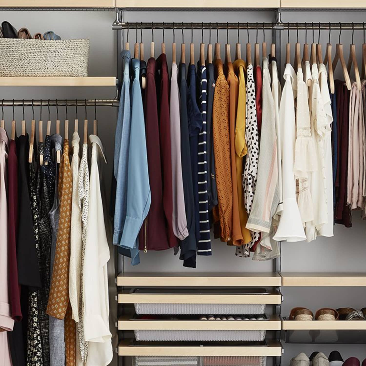 Elfa wardrobe hotsell