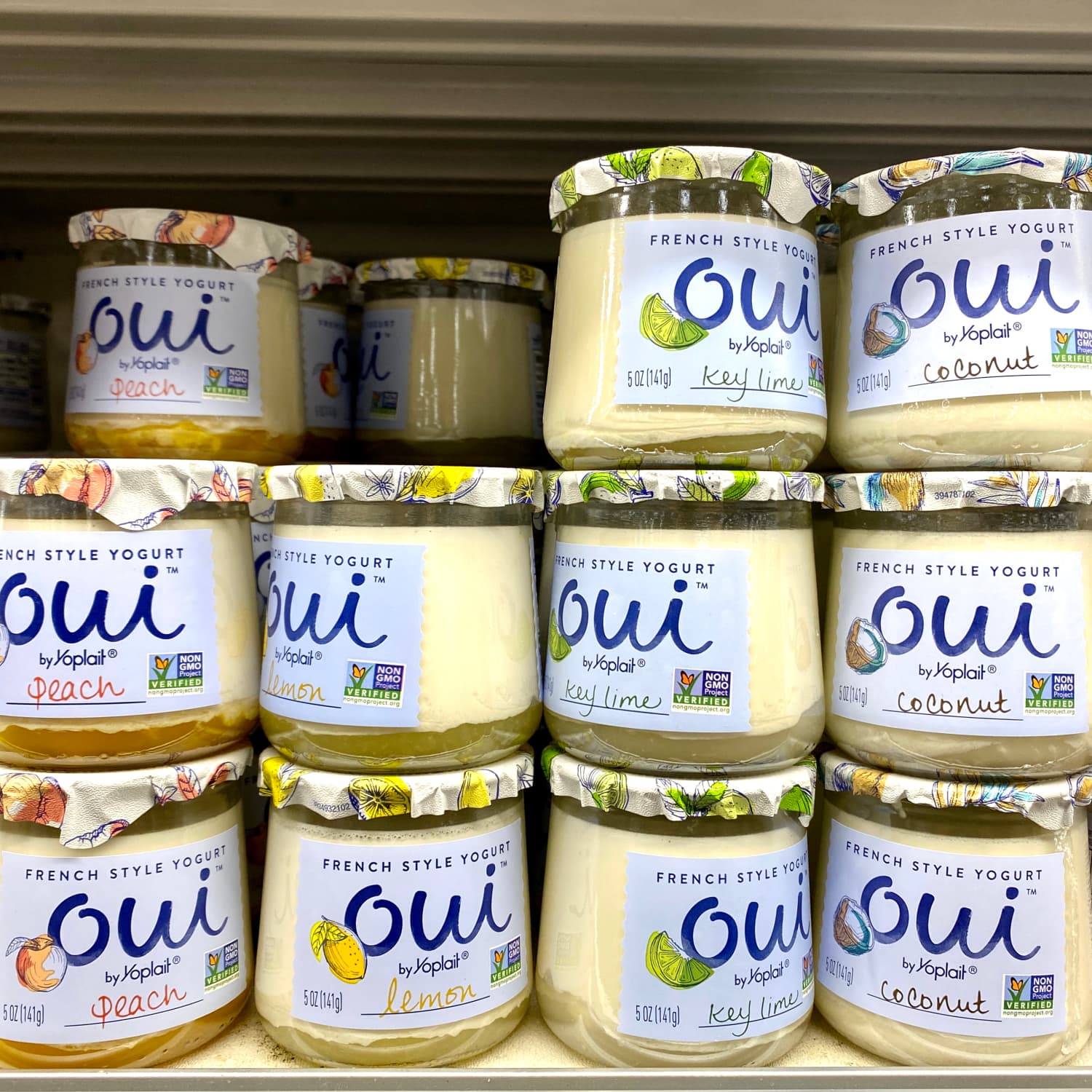 Oui cheap yogurt containers
