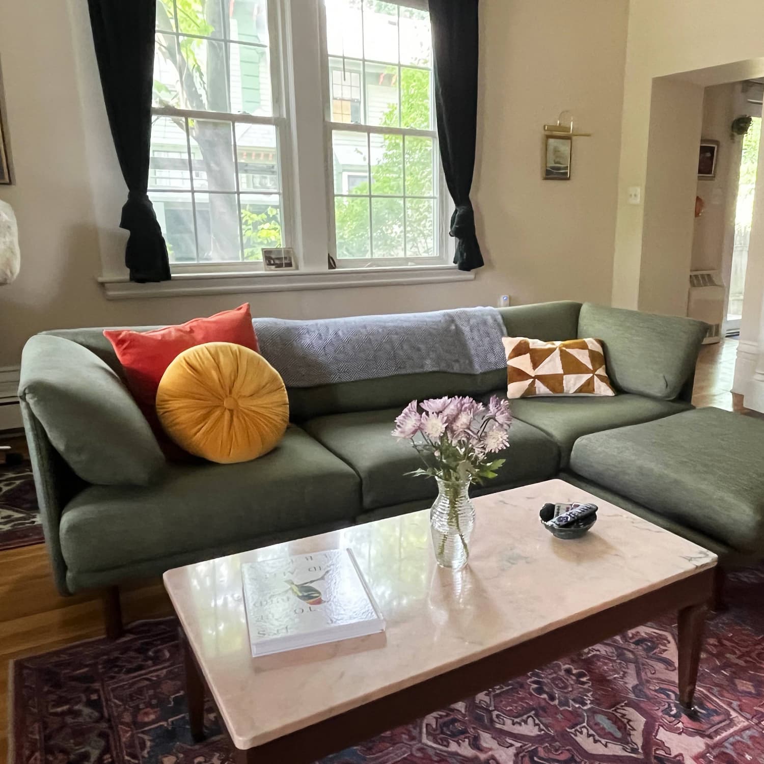 Burrow loveseat sale with chaise