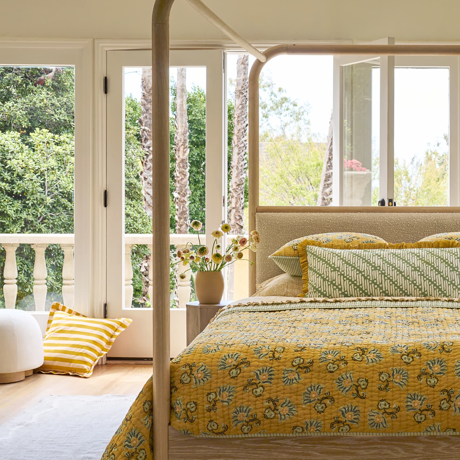 West elm yellow pillow clearance