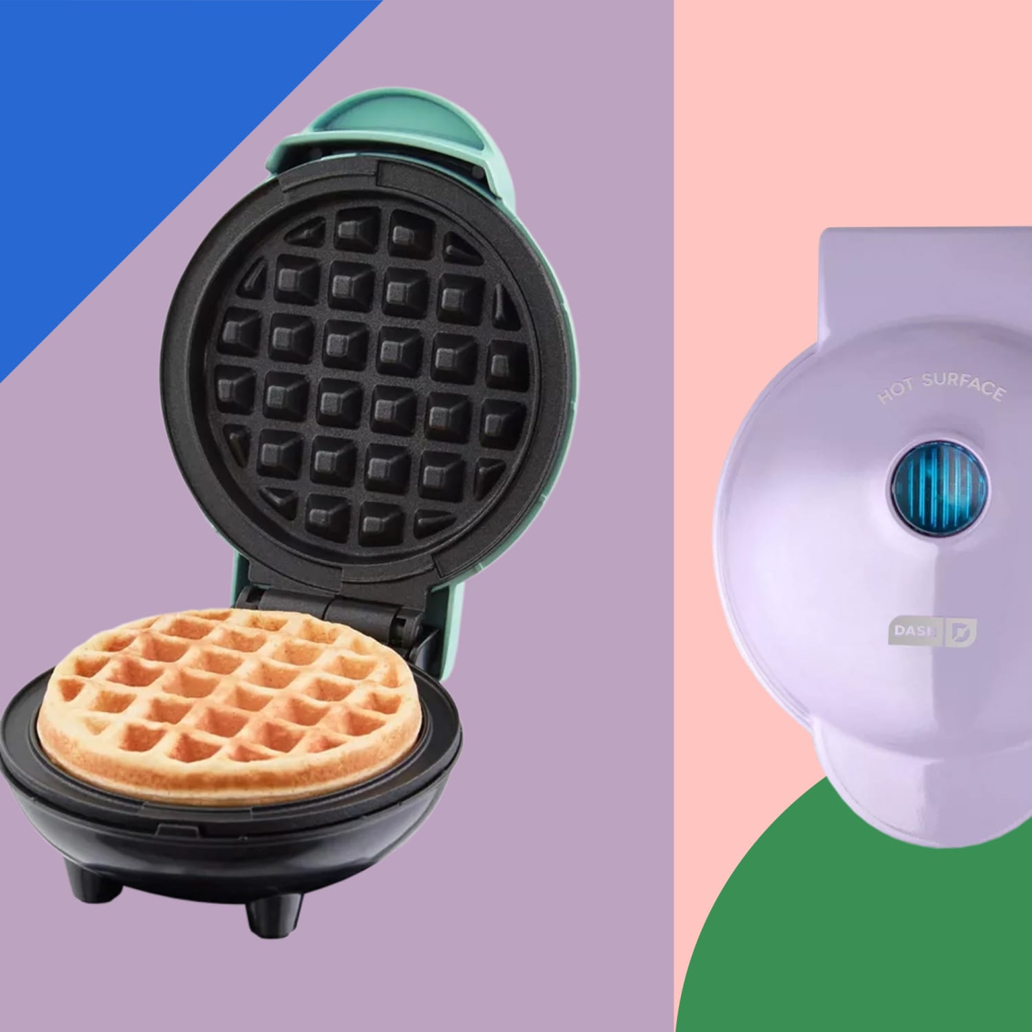 Dash Mini Waffle Maker ($18), 23 Products to Make Your Kitchen Look Pretty  in (Millennial) Pink