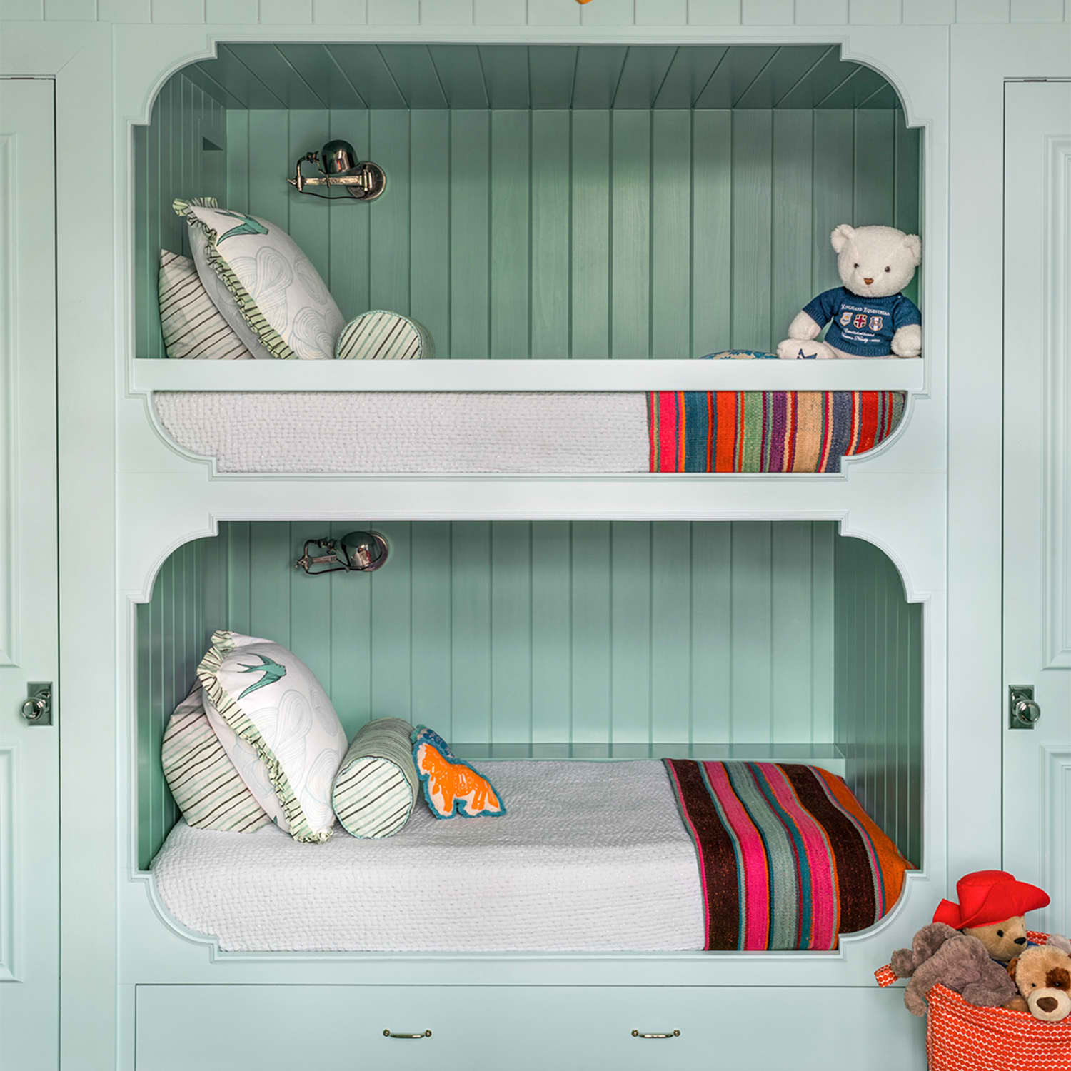 Ideas To Steal from A Playroom That Doubles As A Guest Room Cubby