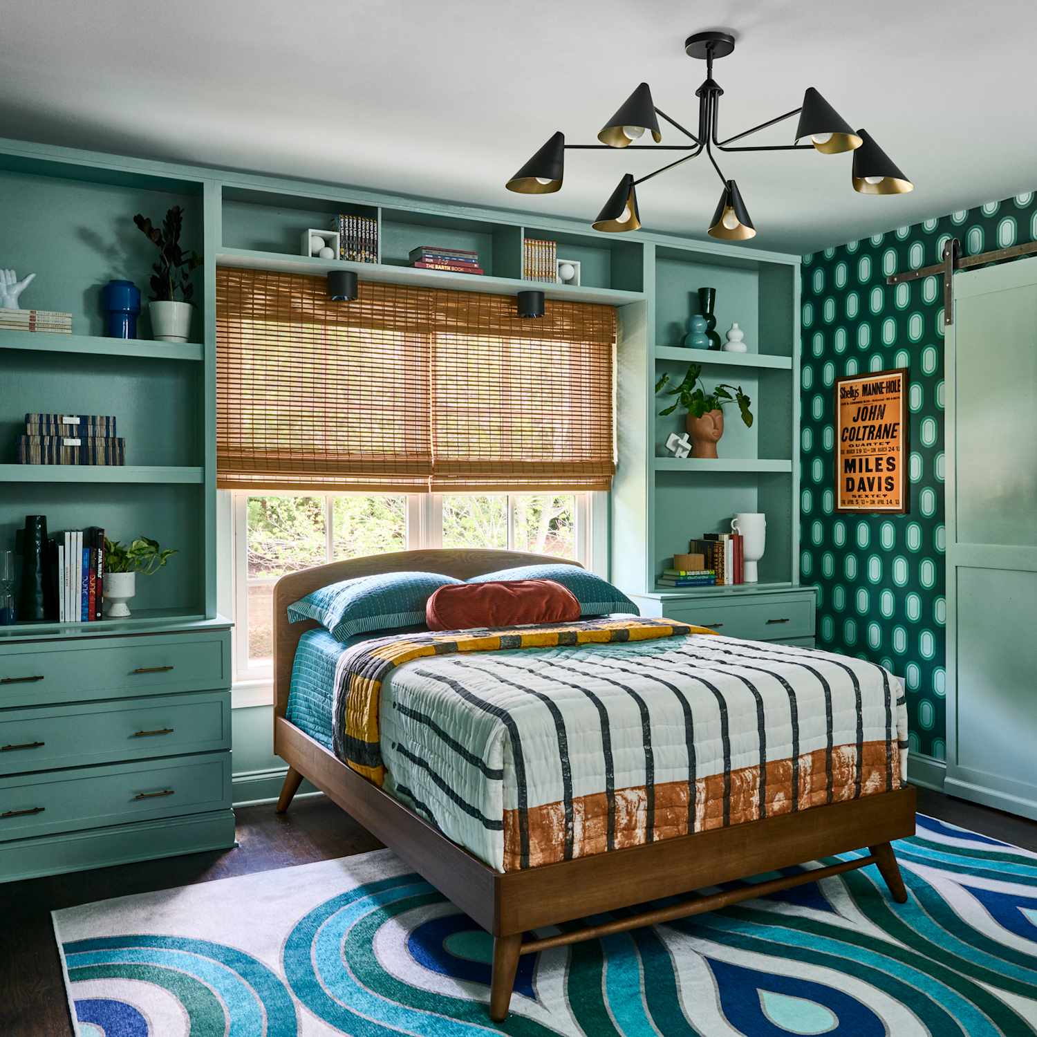 This Jazz Bedroom for a Teenager Is So Groovy — Room Tour | Cubby, image size:1500x1500