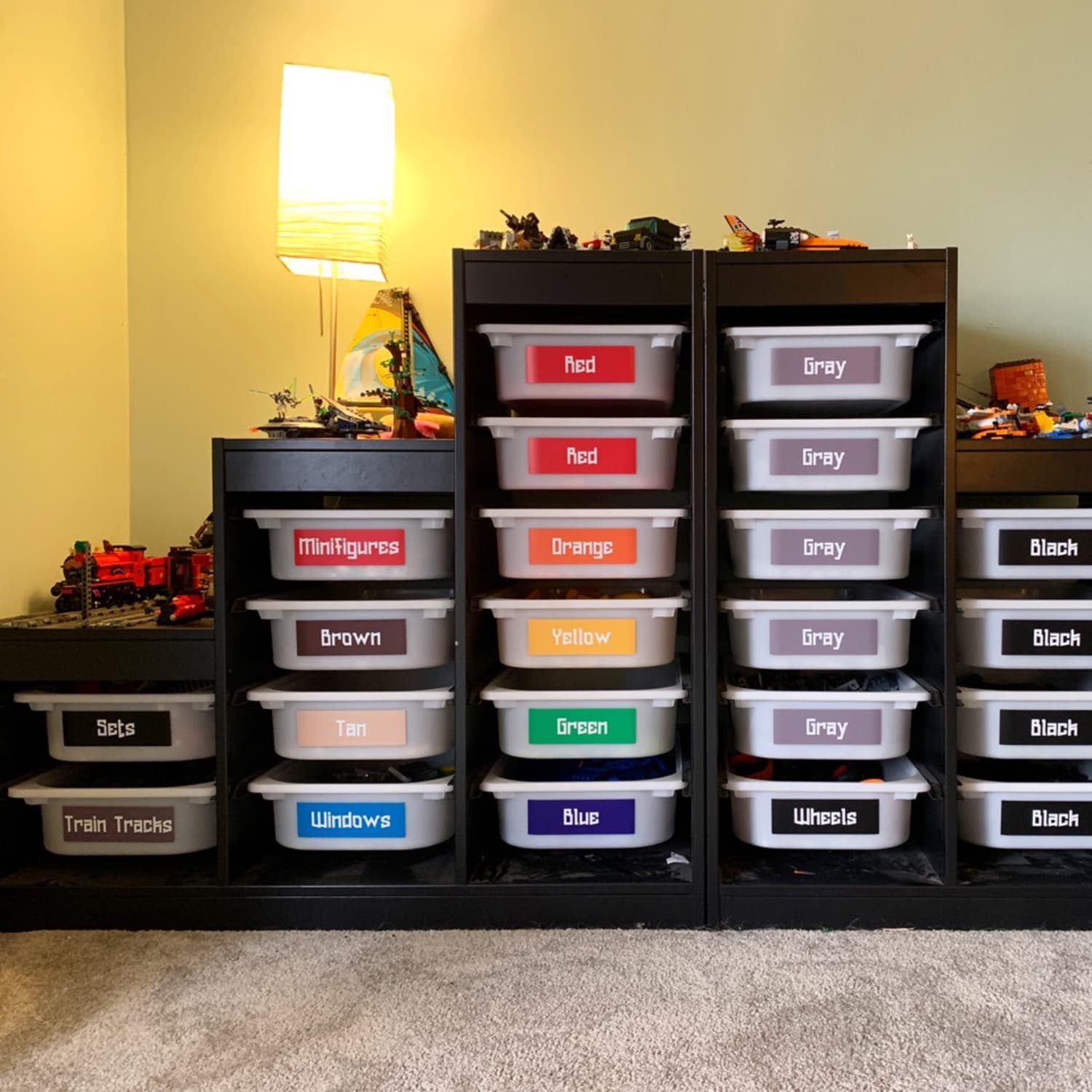 Lego Organizer Box Children's Toy Storage Box Lego Sorting Storage
