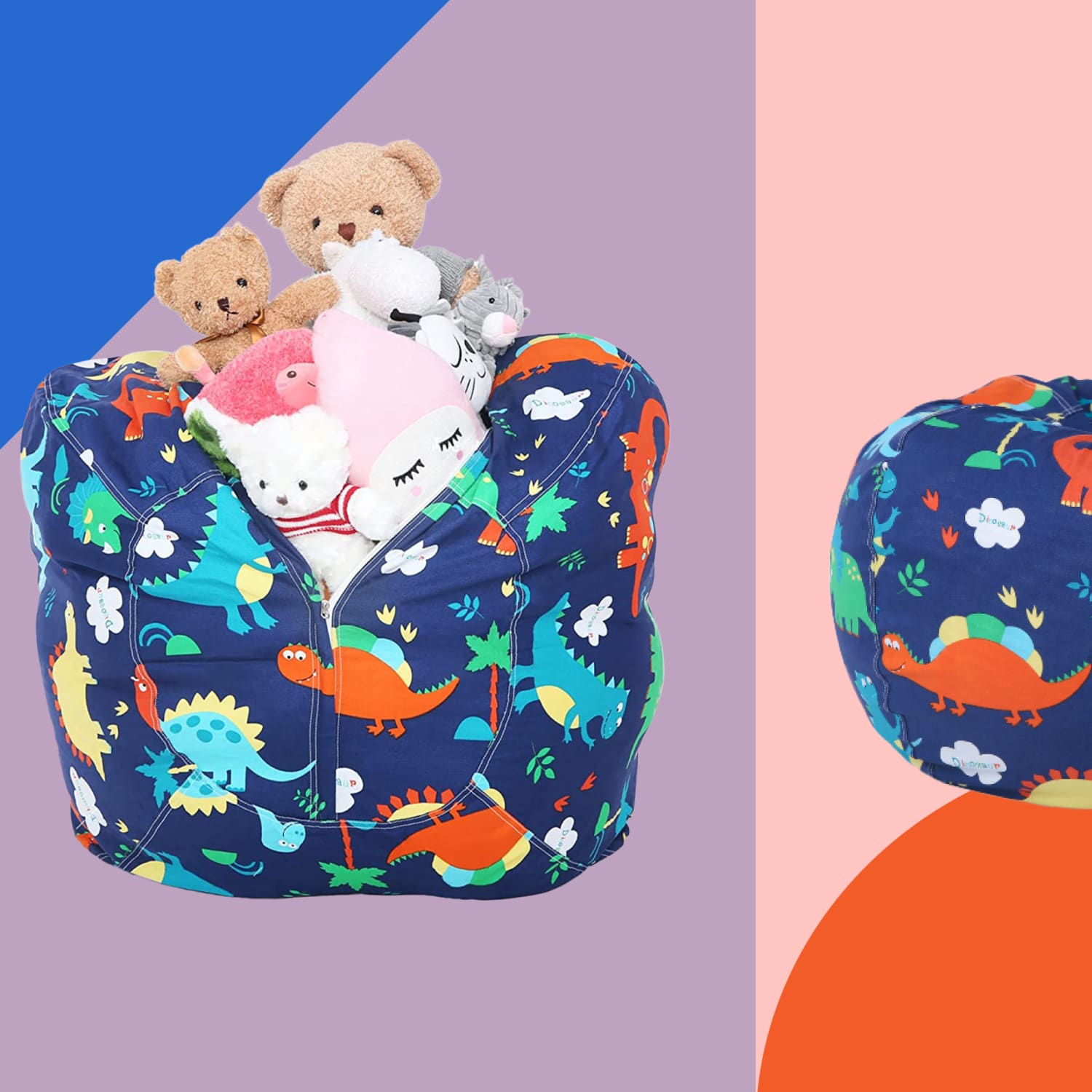 Bean bag filled with stuffed animals sales