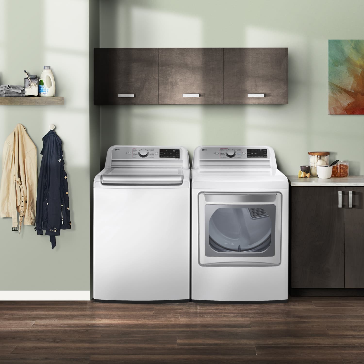LG Top Load Washer and Dryer Review Cubby