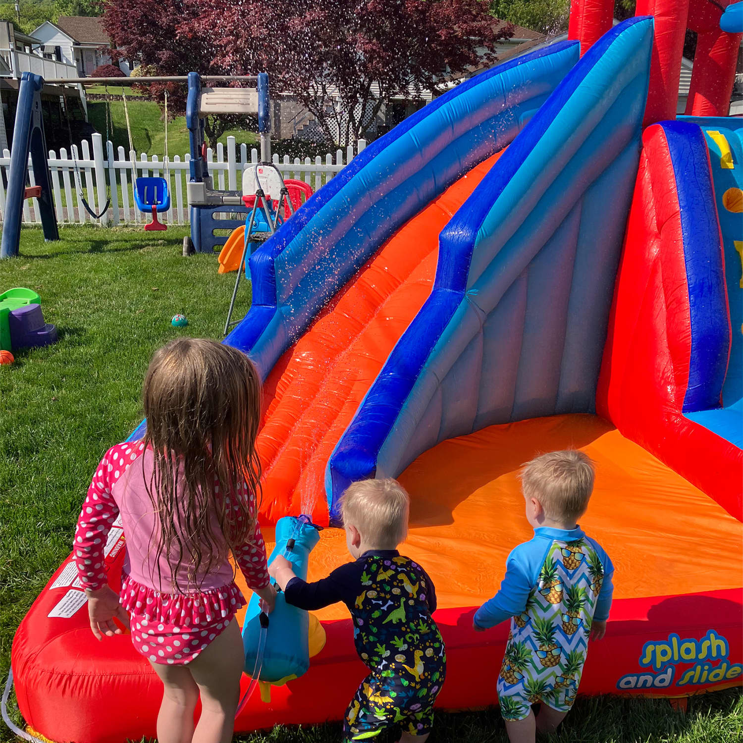 Best inflatable water slide discount