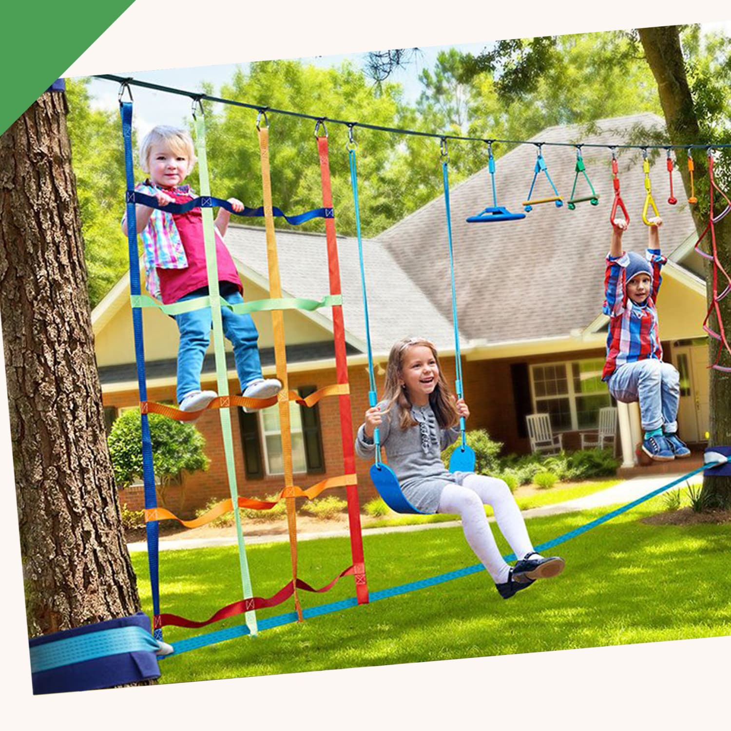 Slackline Playgrounds Are the Inexpensive Invention That Let Kids Play Anywhere Cubby