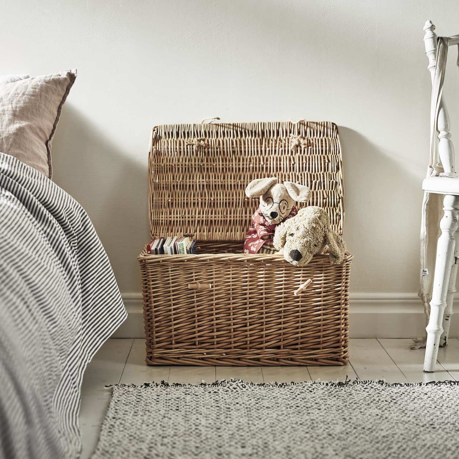 Toy storage sales shelves with baskets