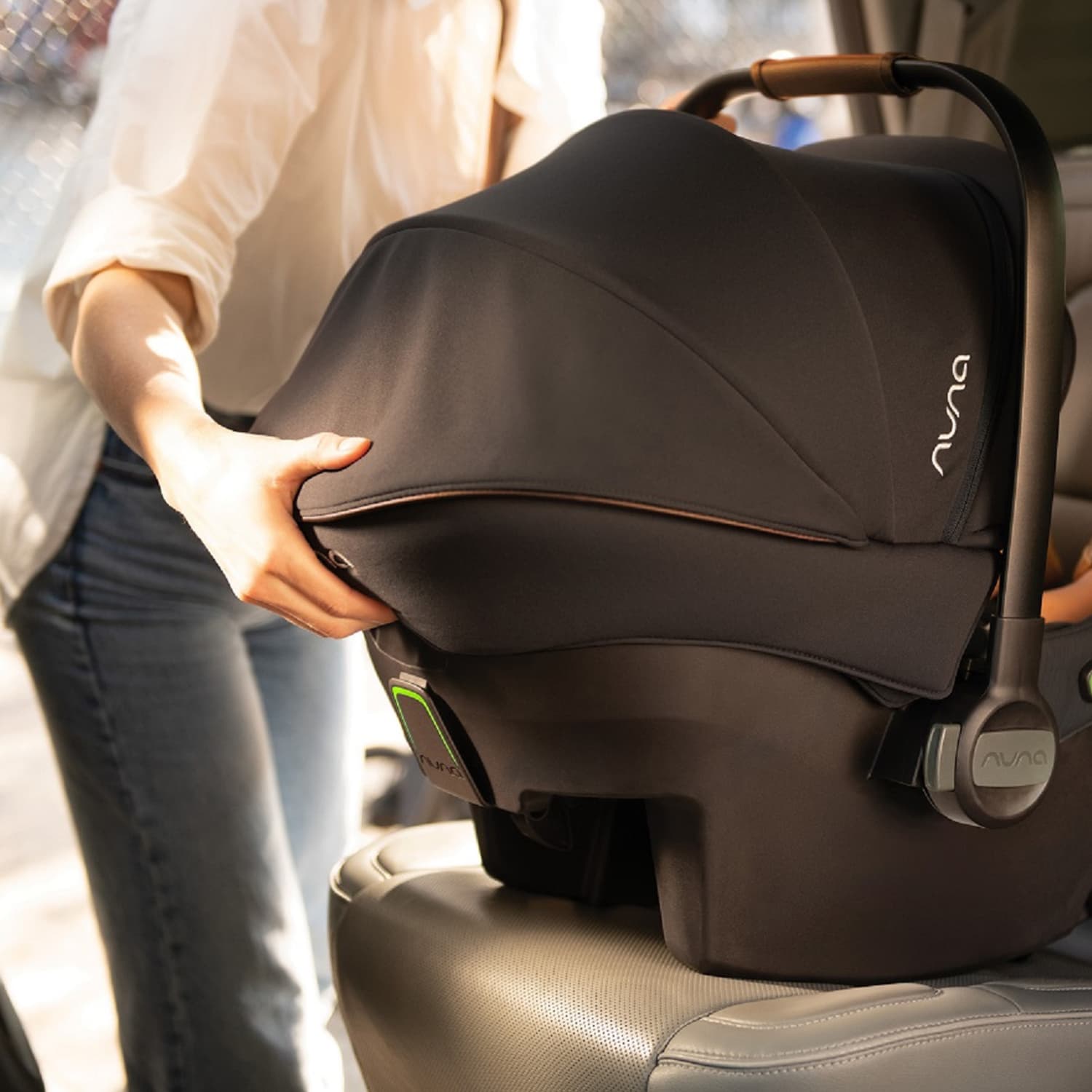 Nuna car seat latch guides online