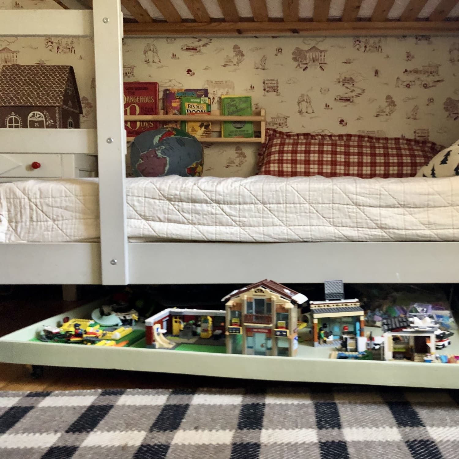 Toy Storage 10 Ideas from a Small Shared Kid s Room Cubby