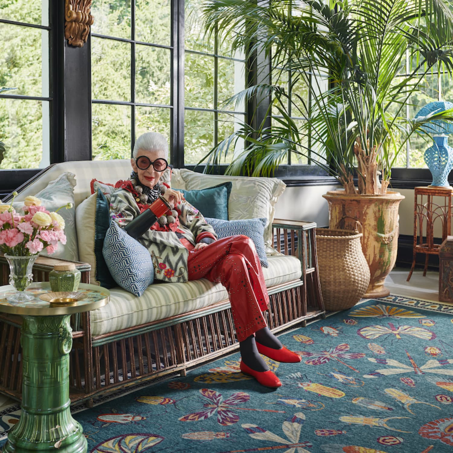 Best Editor Picks from Ruggable x Iris Apfel Washable Rug Collection Launch