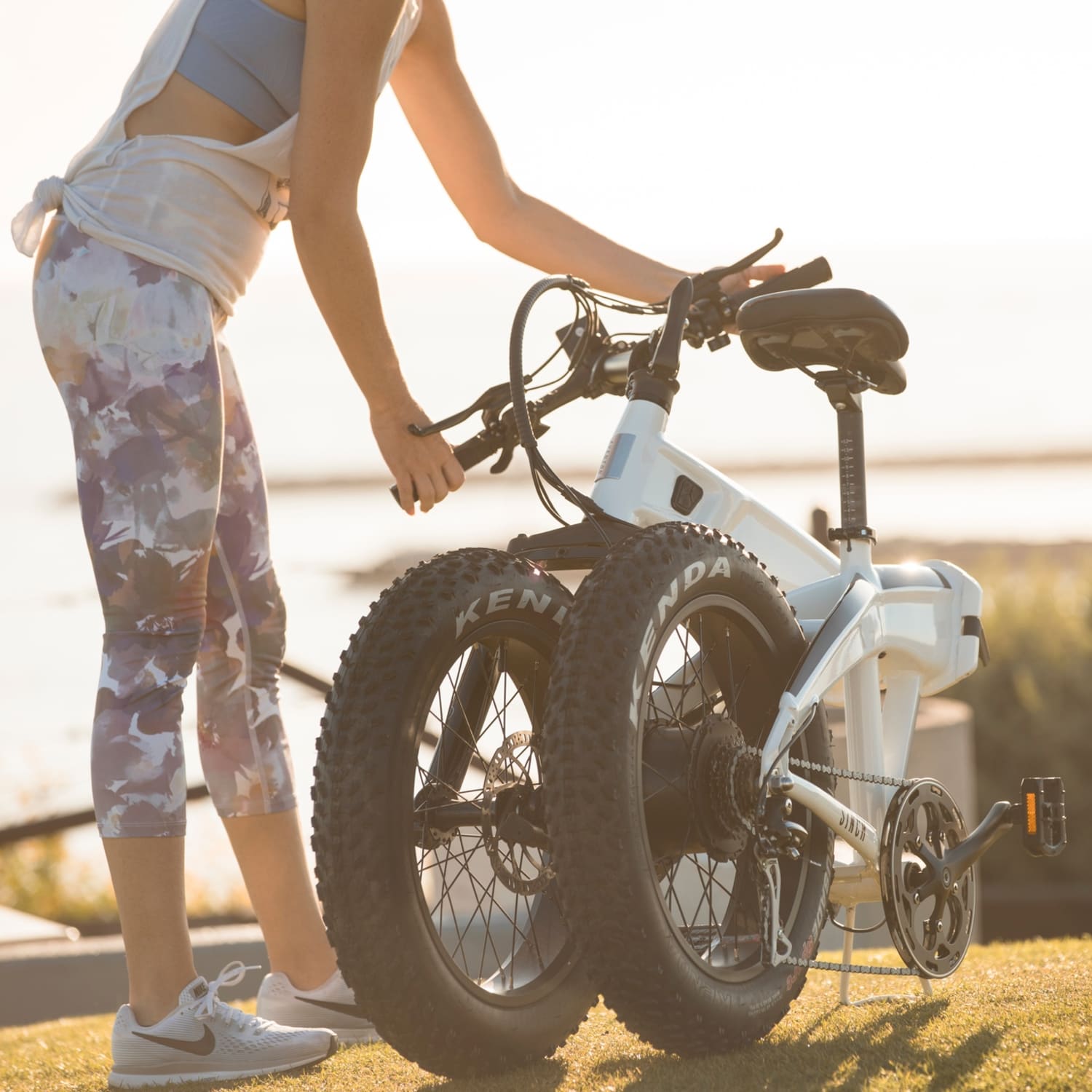smallest folding e bike