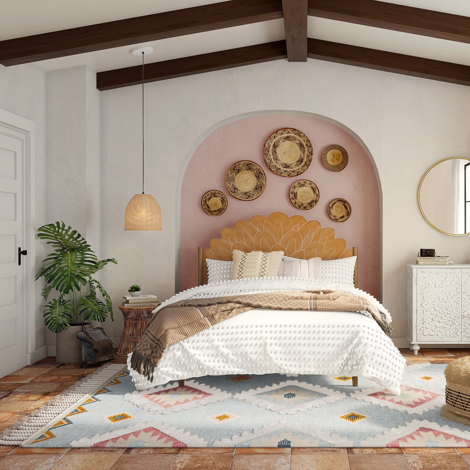 Boho store chic bedroom