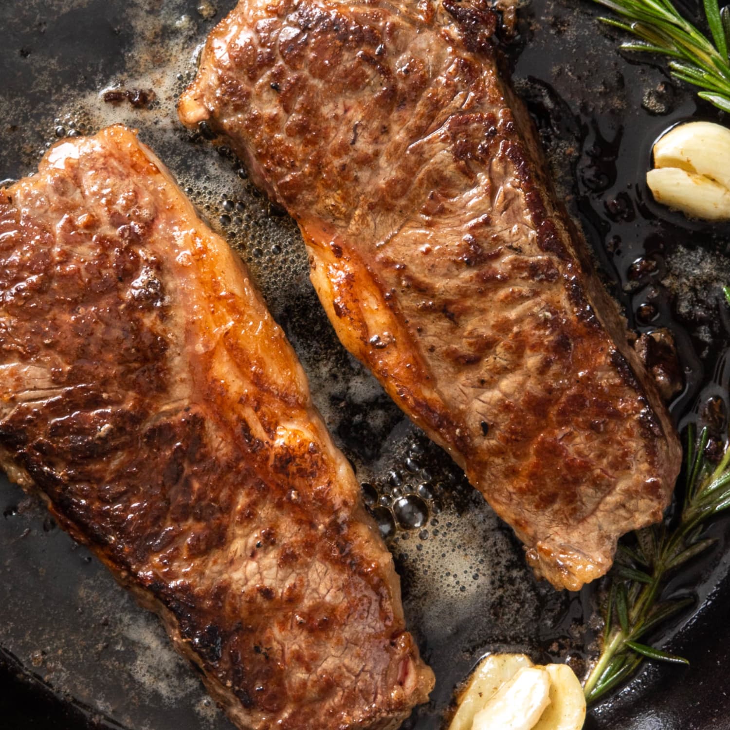 Cast Iron Seared Strip Steak - a flavorful way to make steak!