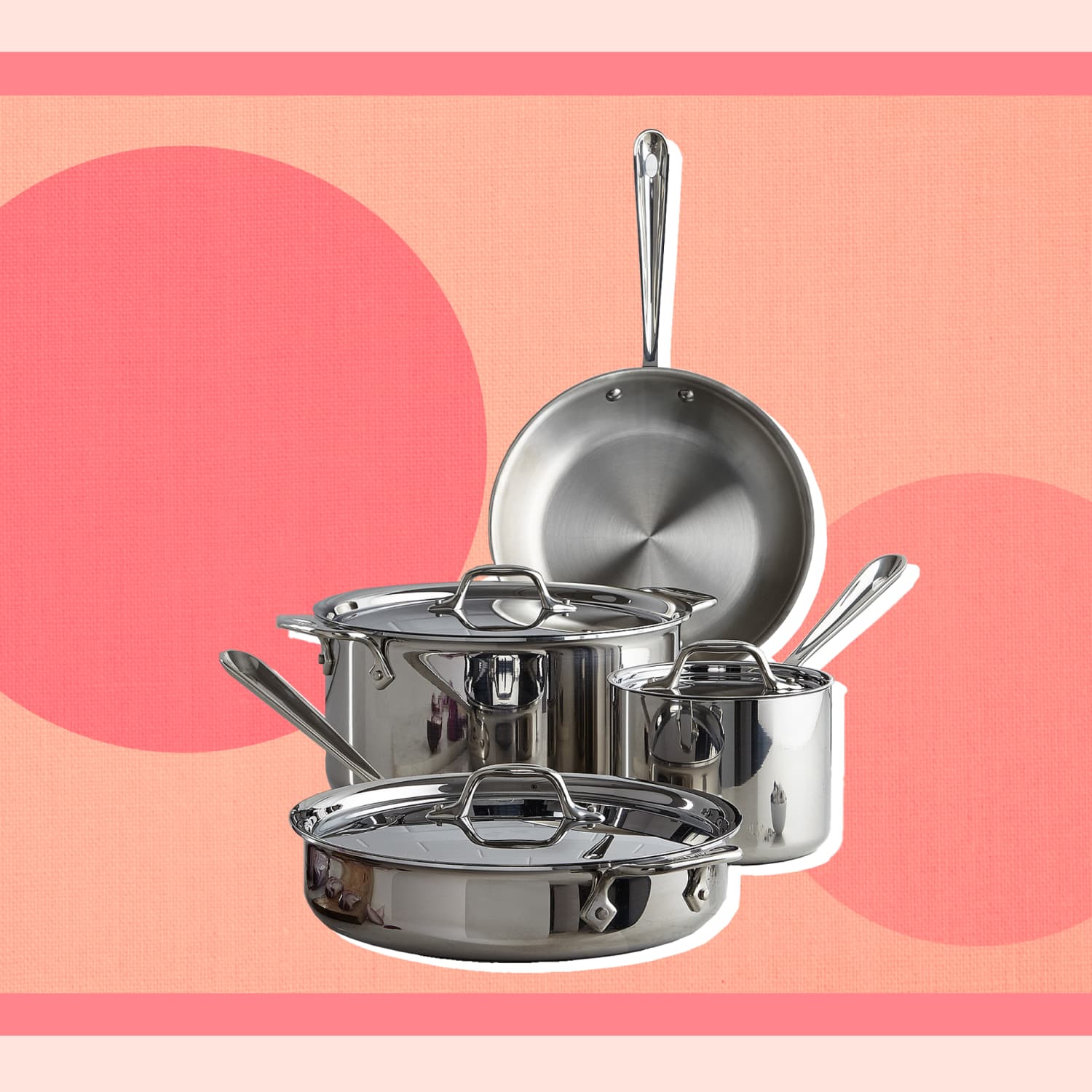 All-Clad 7-Piece Stainless Steel Cookware Set: Macy's Sale The