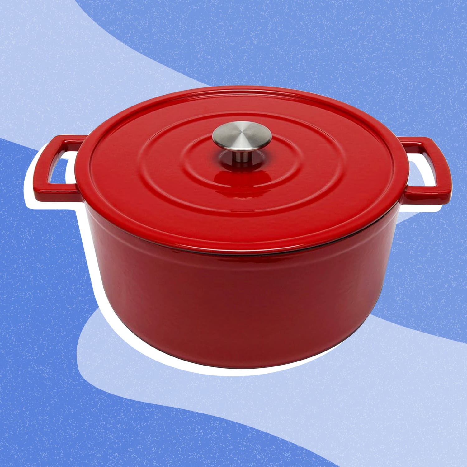 Lodge 6-Qt. Cherry on Top Red USA Enameled Cast Iron Dutch Oven