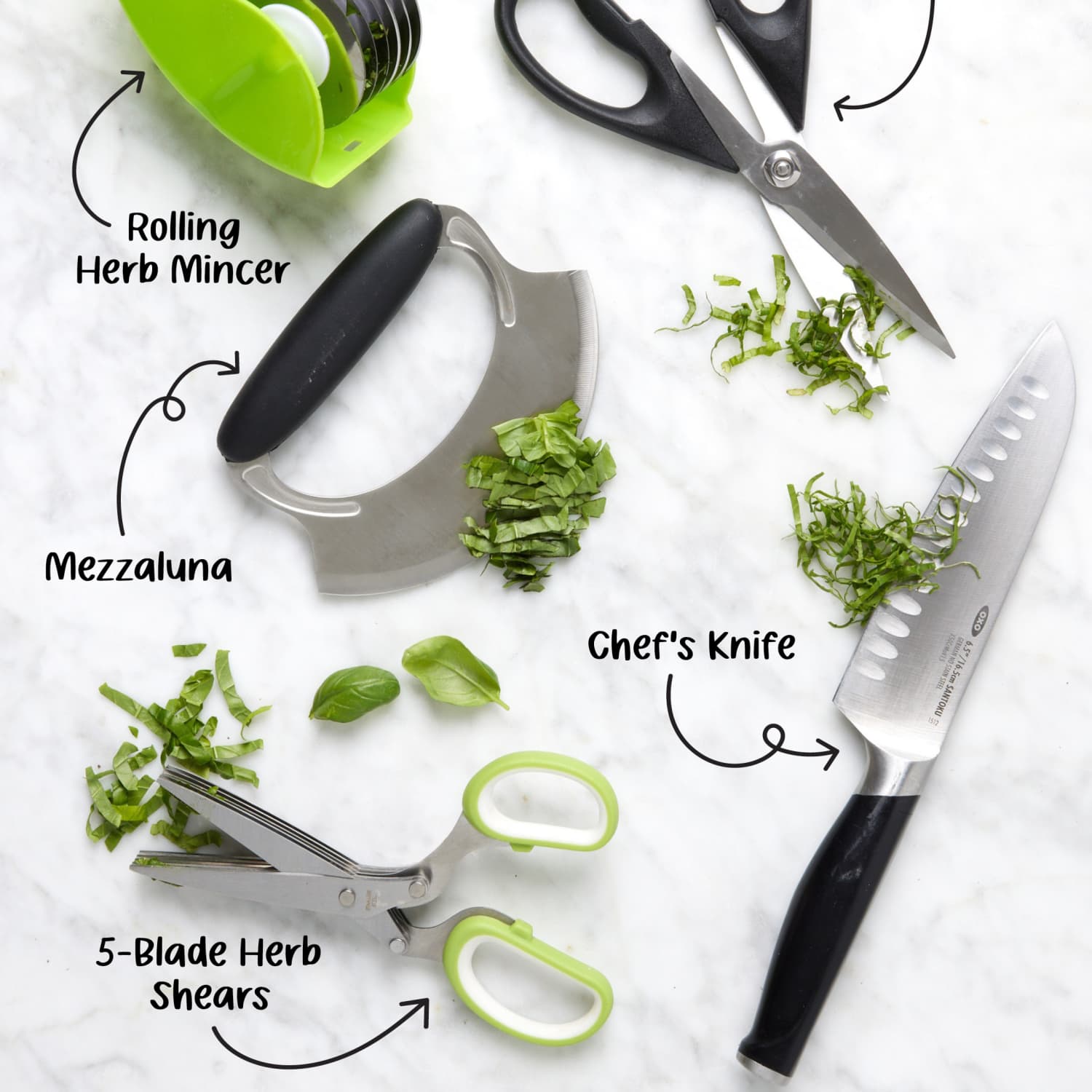 Salad Chopper With Wood round Herb Board Mezzaluna Knife with Handle  Stainless Steel Chopper Vegetable Cutter