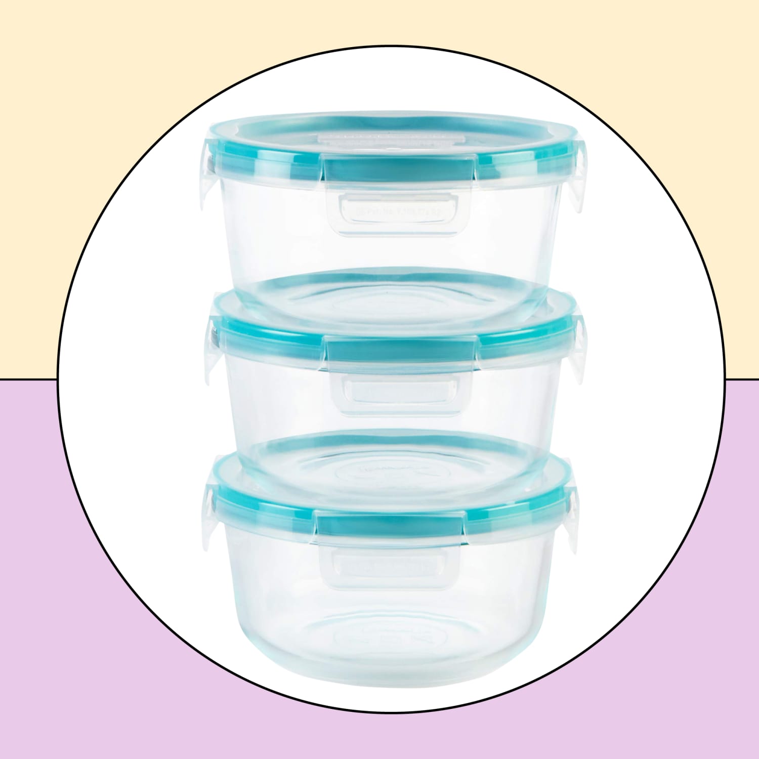 Rosti Mepal Microwavable Nested Food Storage Containers, 2 Sizes