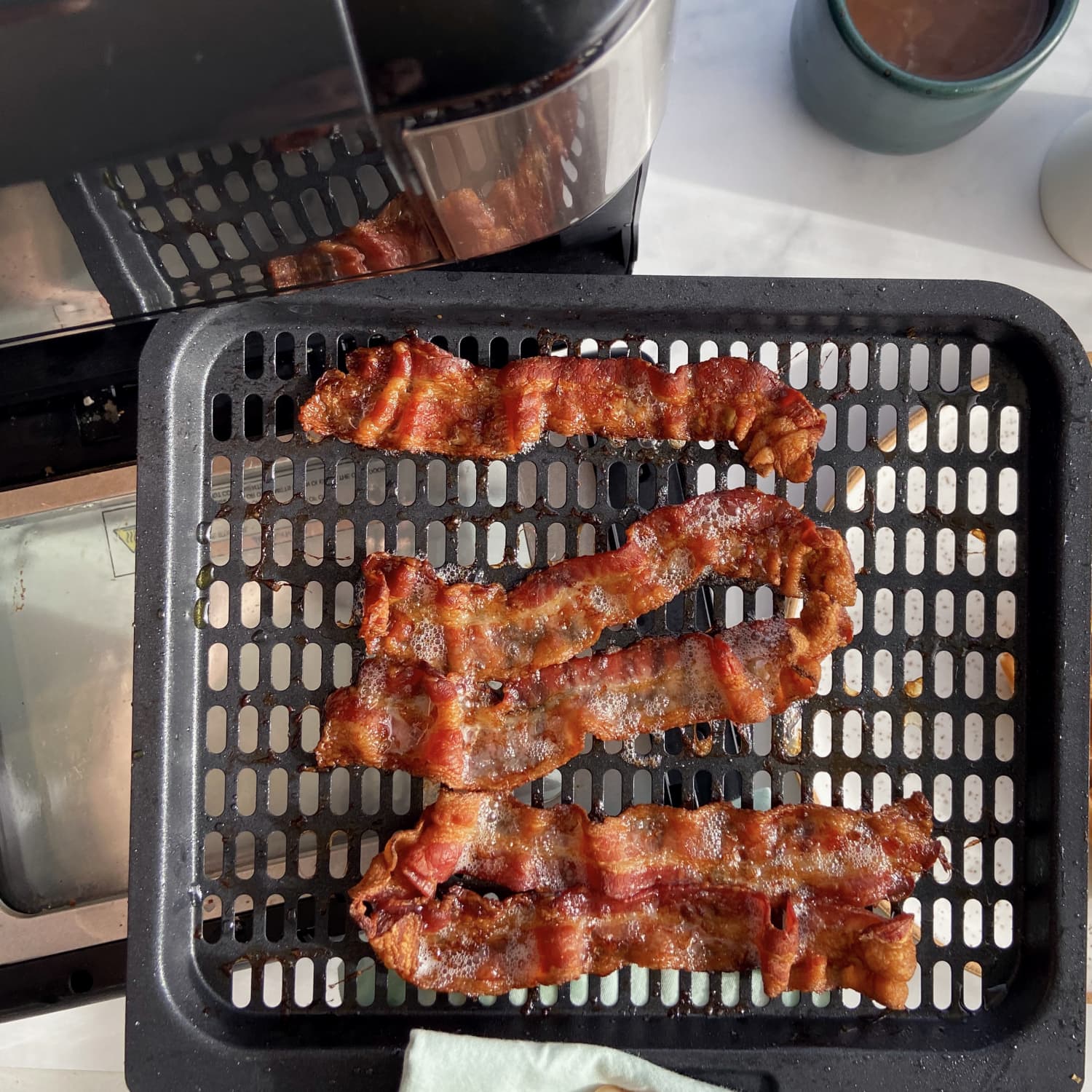 Air Fryer Bacon Recipe (Crispy Results in 7 Minutes)