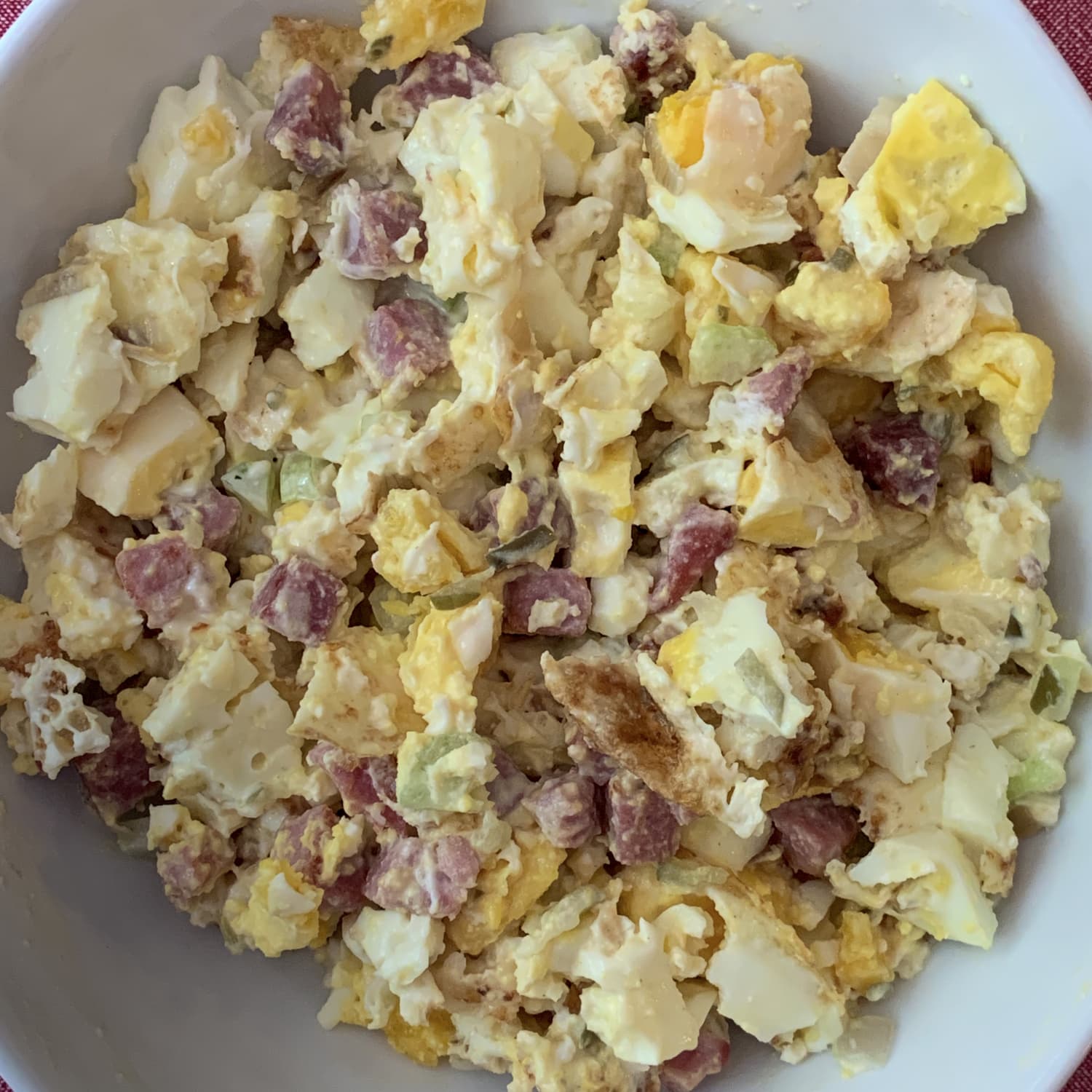 Breakfast Egg Salad - Alton Brown
