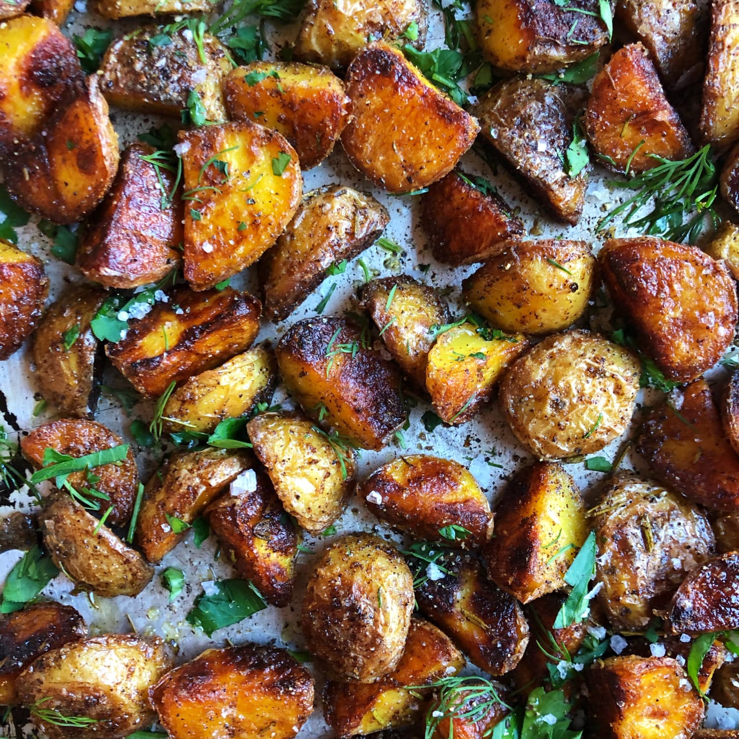 TikTok's Crispy Smashed Potatoes Recipe with Photos