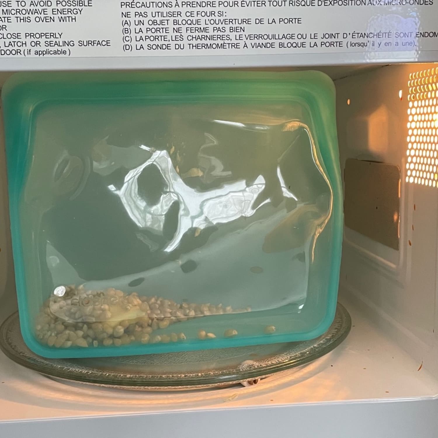 I Tried That Stasher Bag Trick for Making Popcorn in the Microwave | The  Kitchn