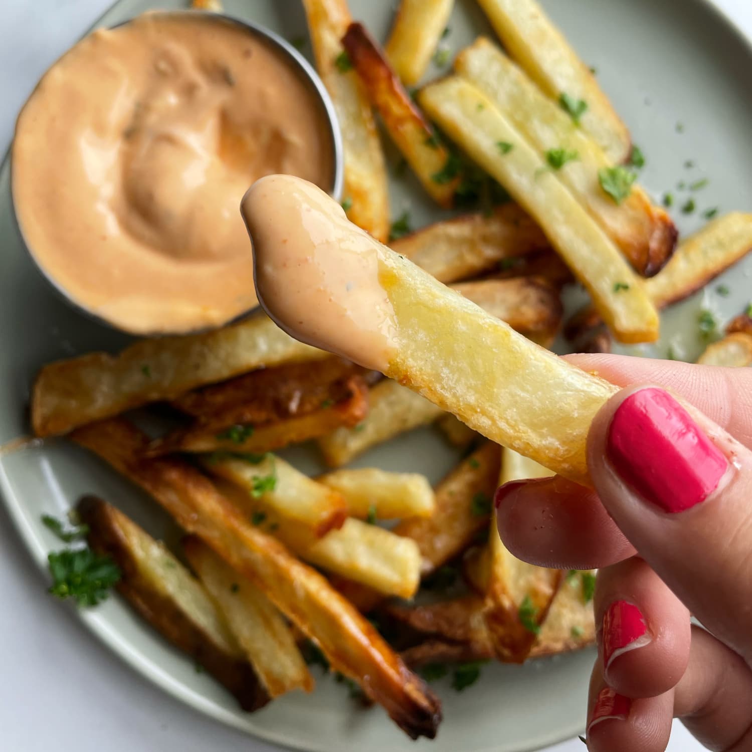 Dipping Sauce Sweet Potato Fries Air Fryer Recipe Sweet Potato
