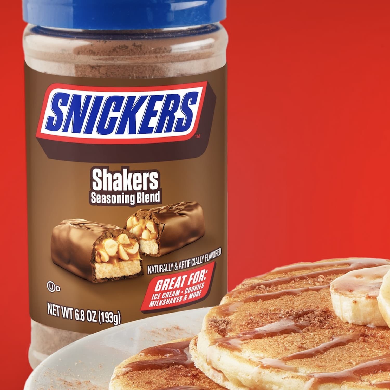 SNICKERS Shakers Seasoning Blend Toppings Shakeable Low Calorie, Sodium  Free, Fat Free