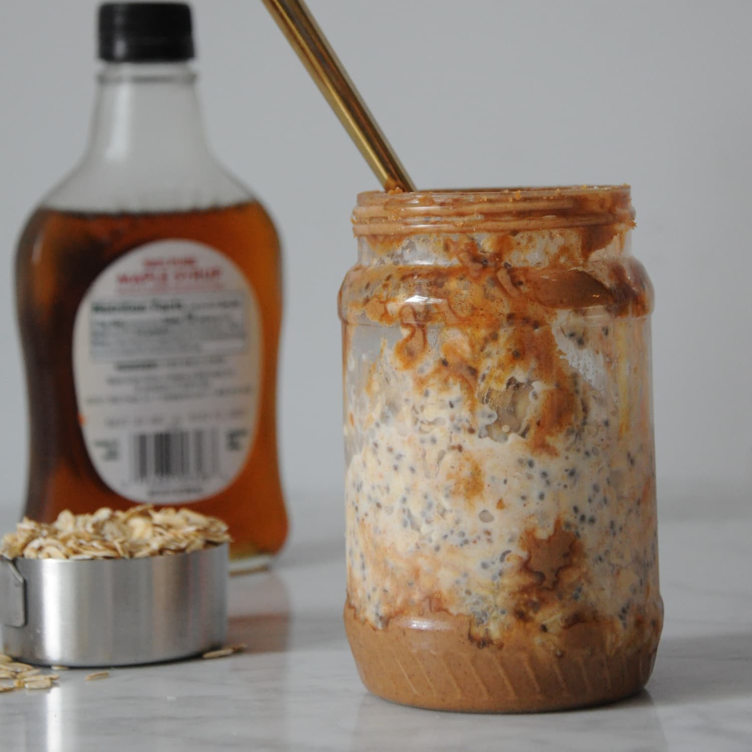 PB-Jar Overnight Oats