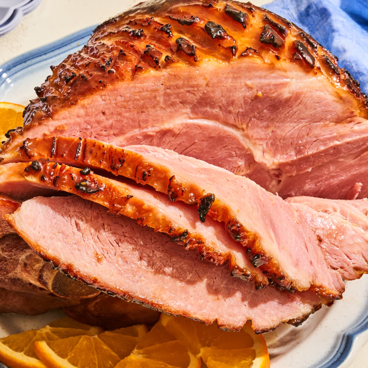 Formed ham is made up of many meat cuts