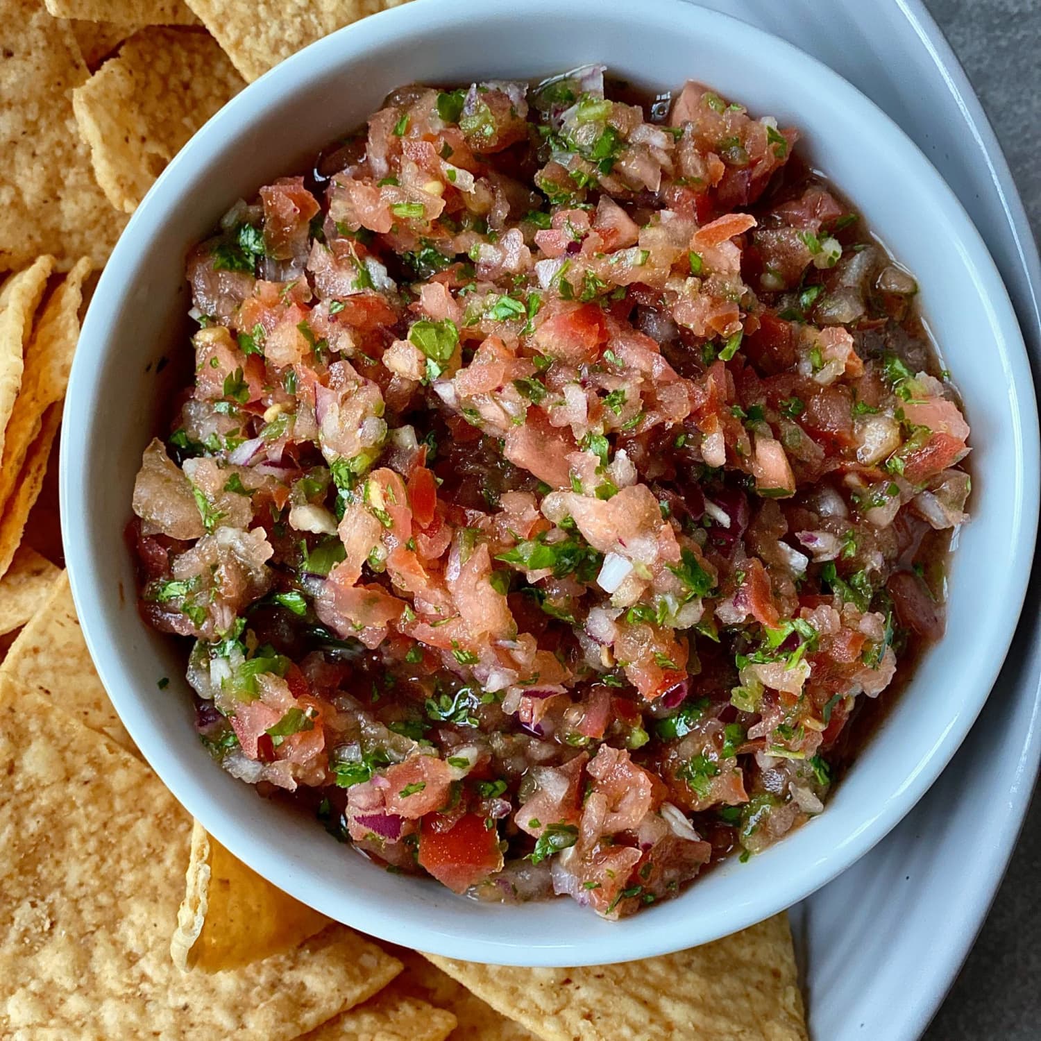 Easy Homemade Salsa - Brown Eyed Baker