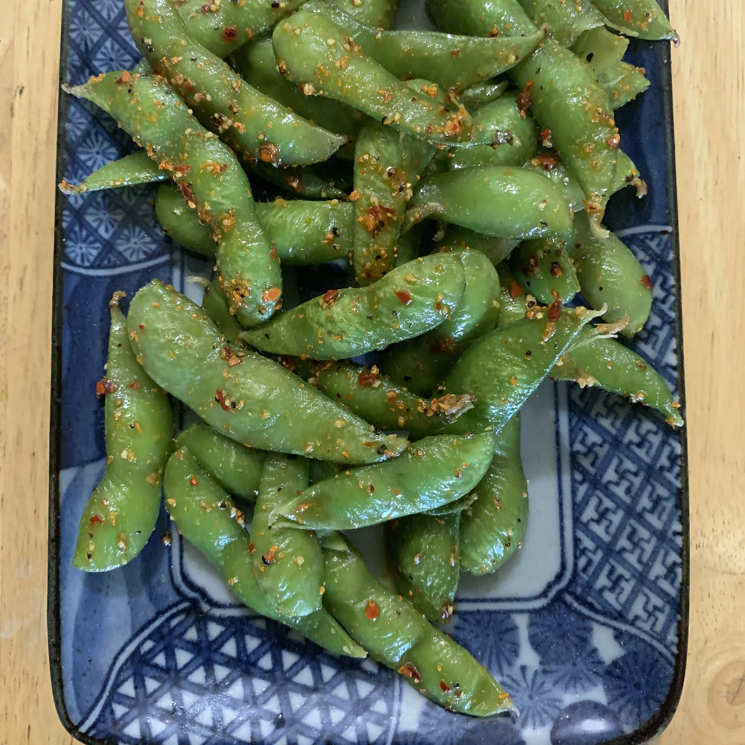 Vegan Sweet Chili Edamame Recipe - Peas and Crayons