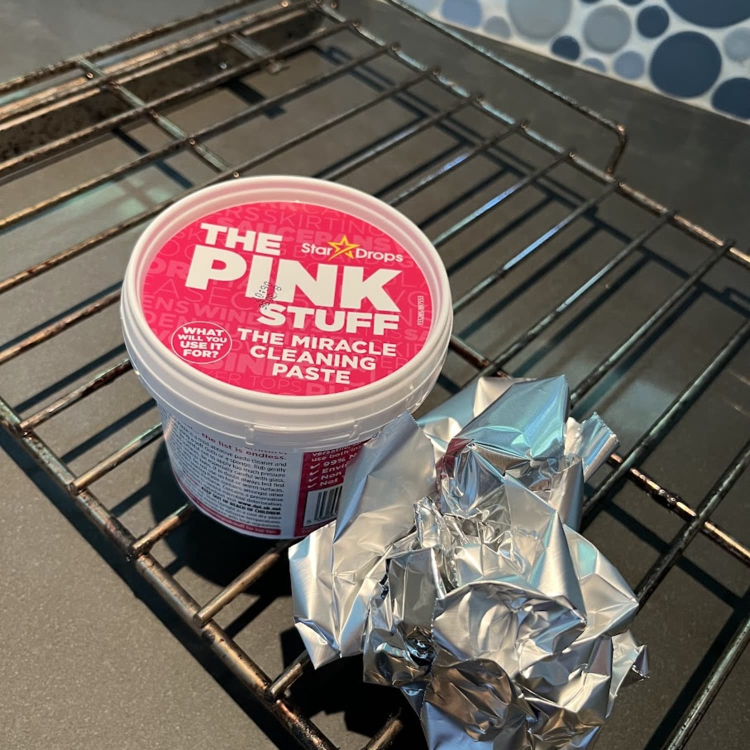 OVEN CLEANING WITH THE PINK STUFF 