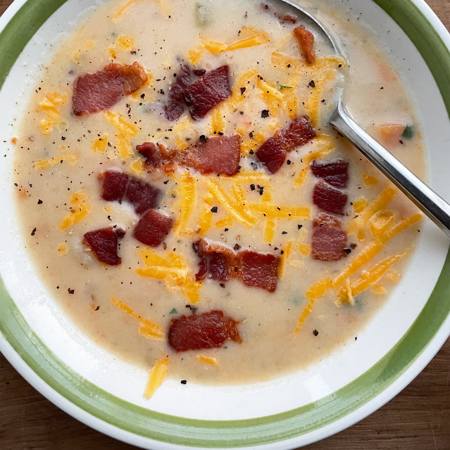 Cheesy Baked Potato Soup – Like Mother, Like Daughter