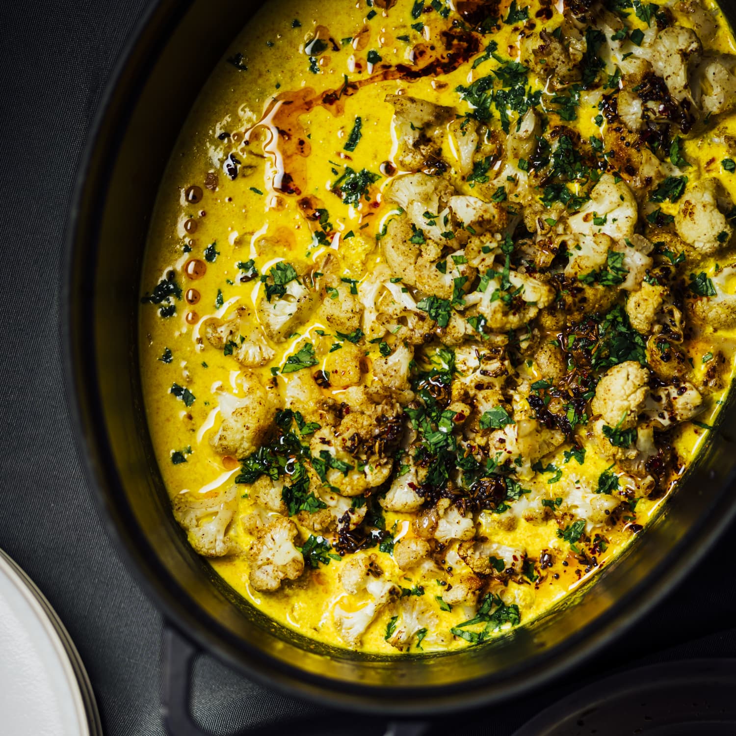 Nik Sharma S Roasted Cauliflower In Turmeric Kefir Kitchn Switch the baking sheets halfway through cooking. roasted cauliflower in turmeric kefir